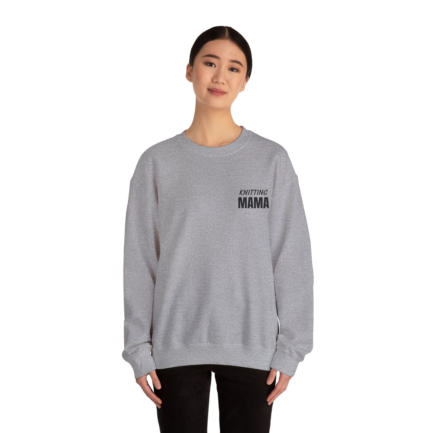 Embroider Soft Sweater For Knitting Mom's