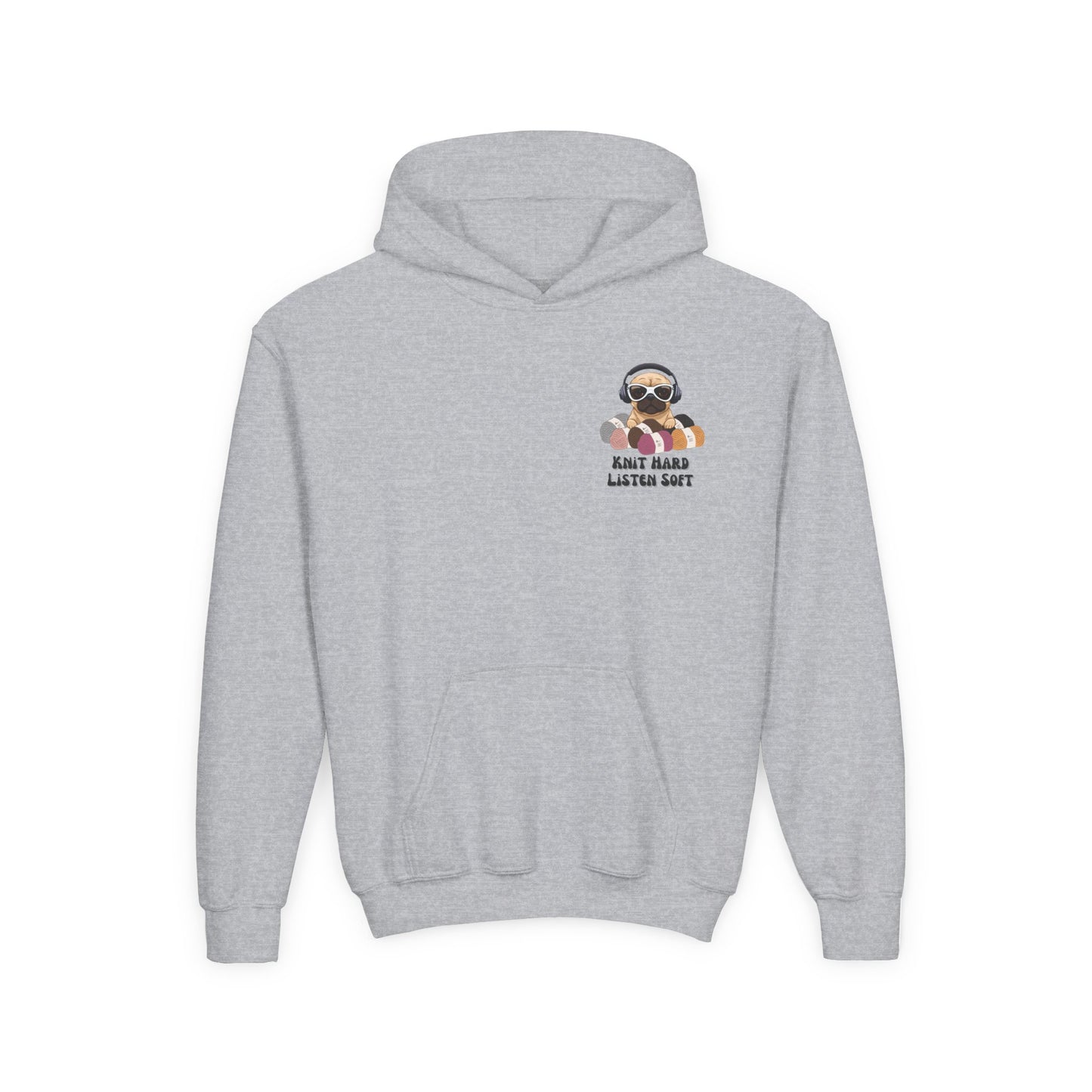 Soft Hoodie For Knitting Enthusiast-Youth