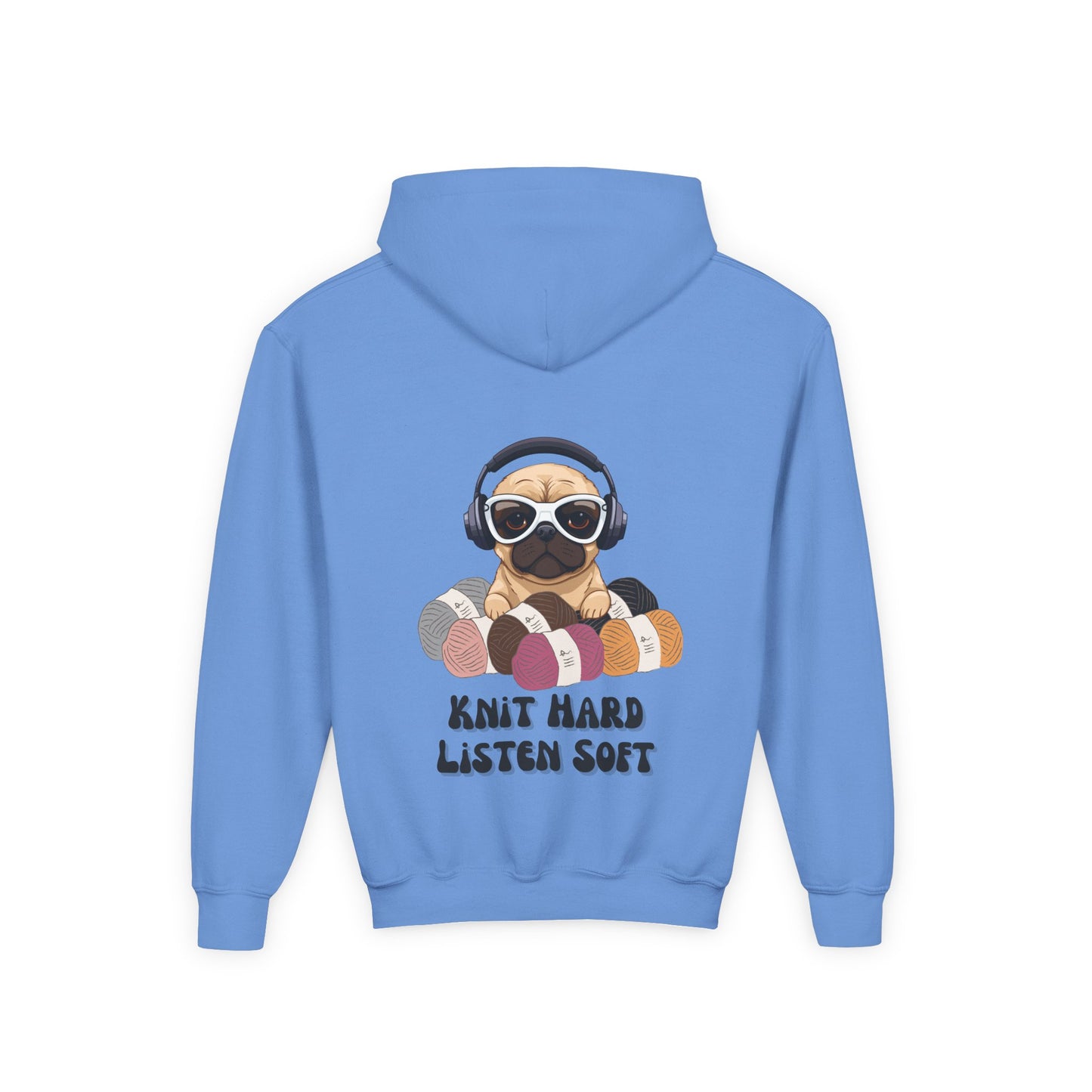 Soft Hoodie For Knitting Enthusiast-Youth