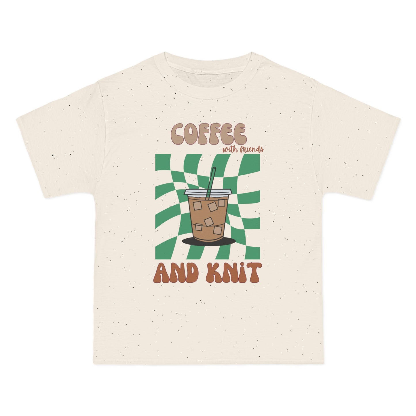 Coffee with Friends and Knit Shirt – Heavy Beefy Tee