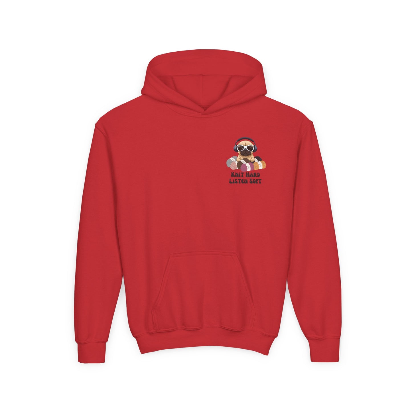 Soft Hoodie For Knitting Enthusiast-Youth