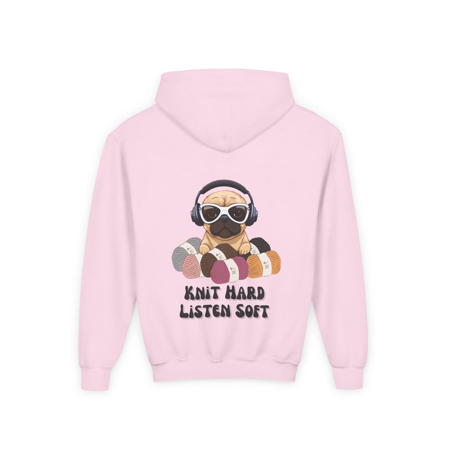 Soft Hoodie For Knitting Enthusiast-Youth