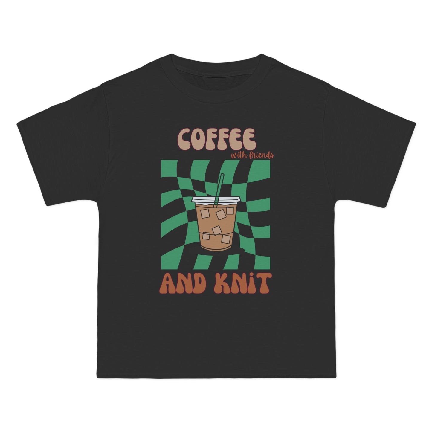 Coffee with Friends and Knit Shirt – Heavy Beefy Tee