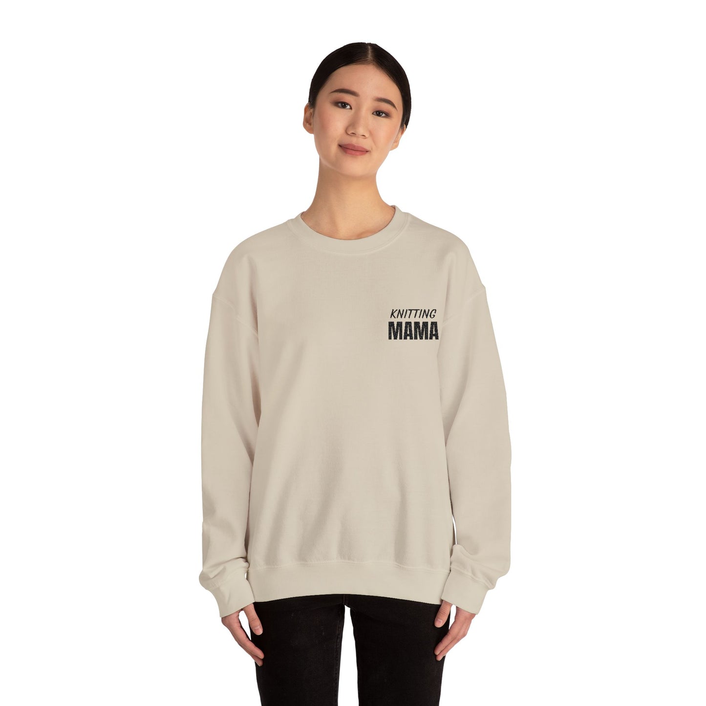 Embroider Soft Sweater For Knitting Mom's