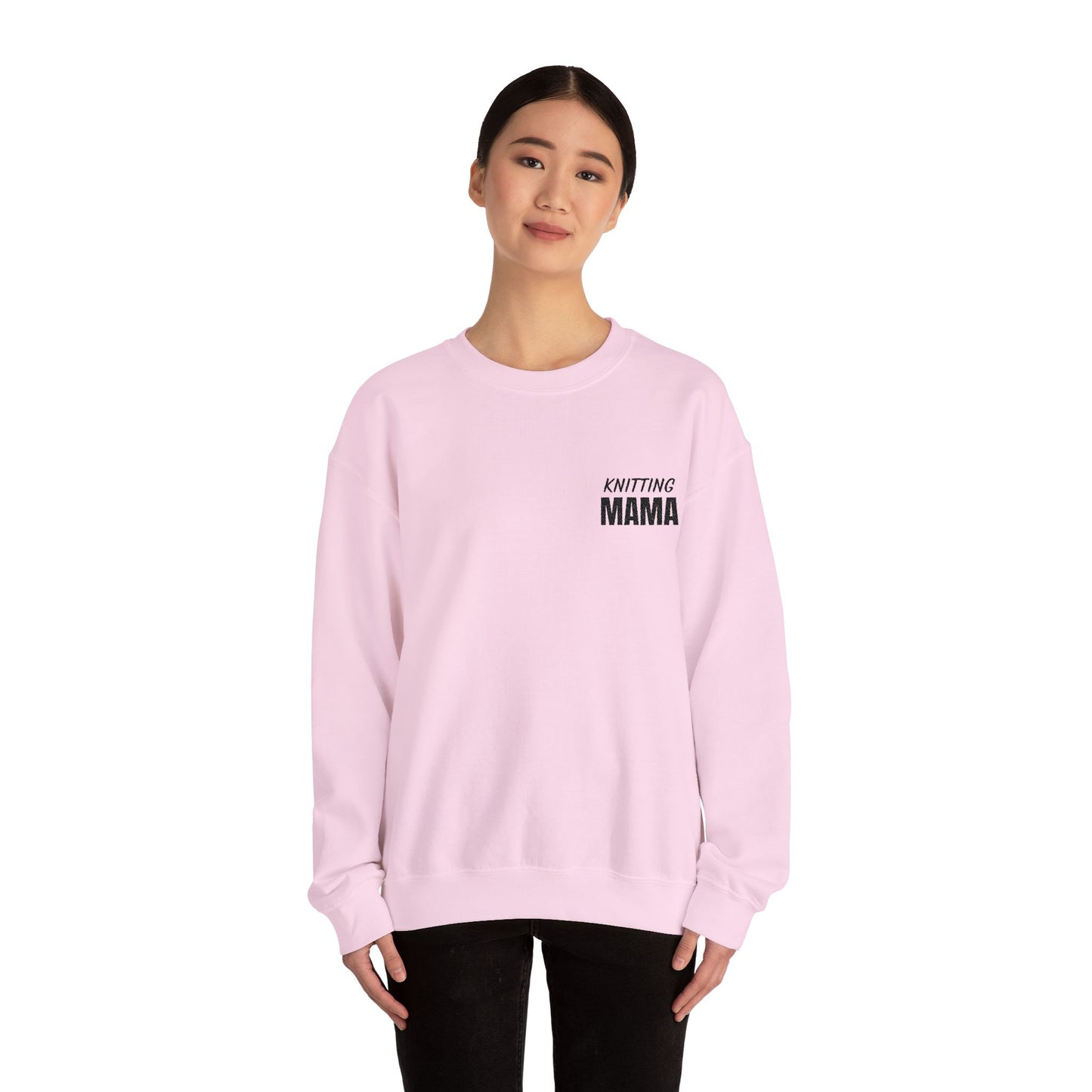 Embroider Soft Sweater For Knitting Mom's