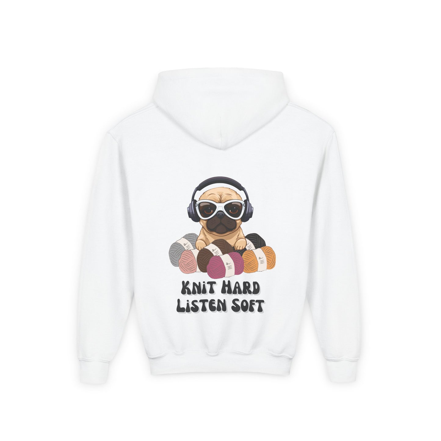 Soft Hoodie For Knitting Enthusiast-Youth