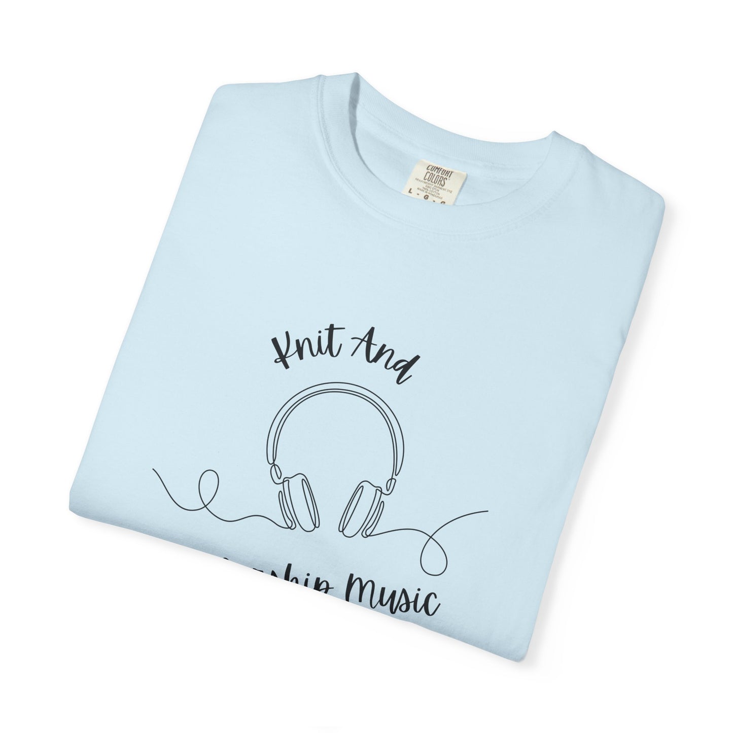 Christian T-Shirt "Knit and Worship Music"