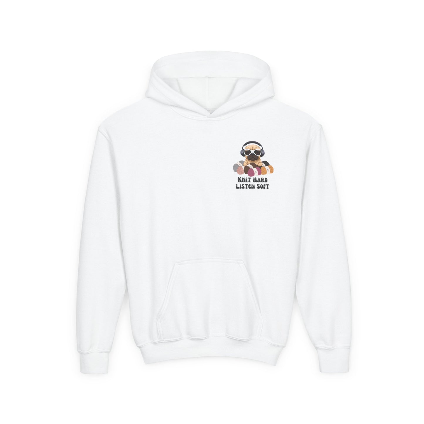 Soft Hoodie For Knitting Enthusiast-Youth