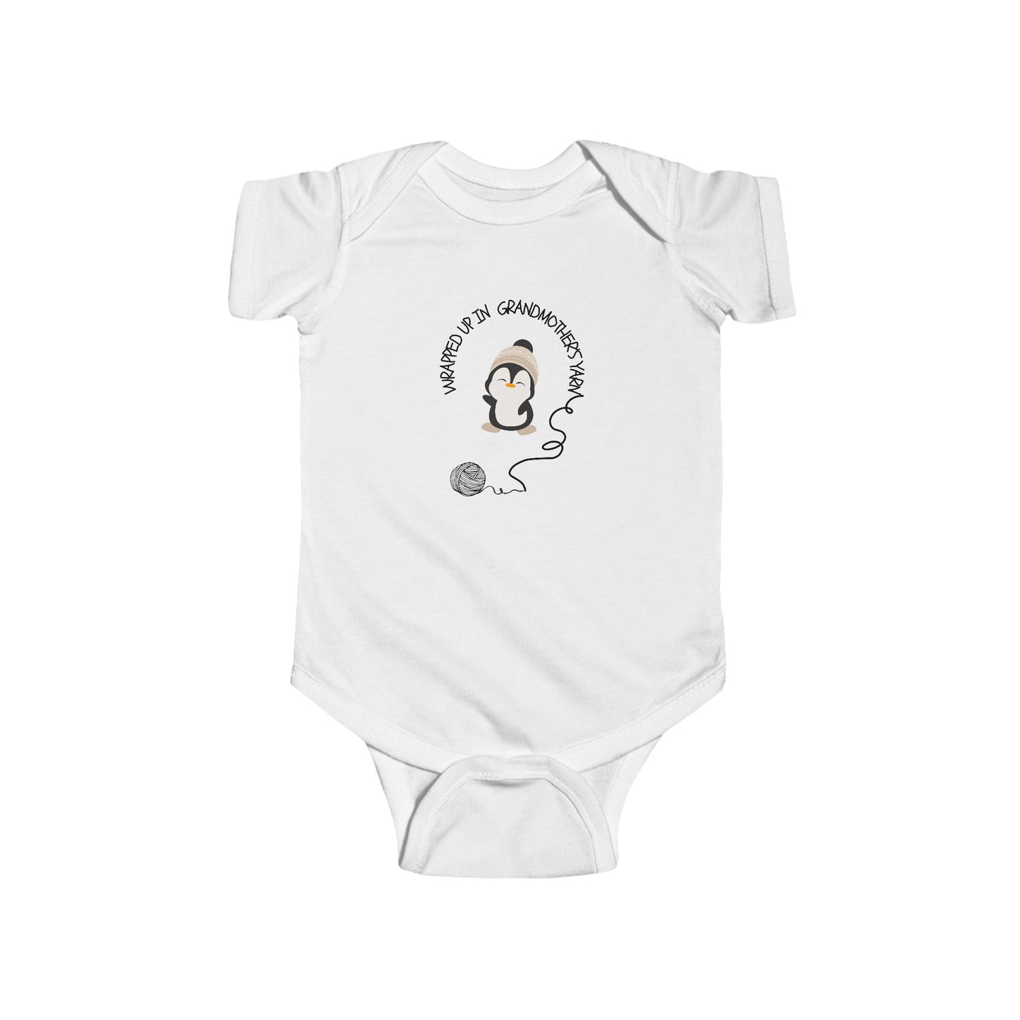 Soft Baby Onesie – A Hug of Grandma’s Knitting