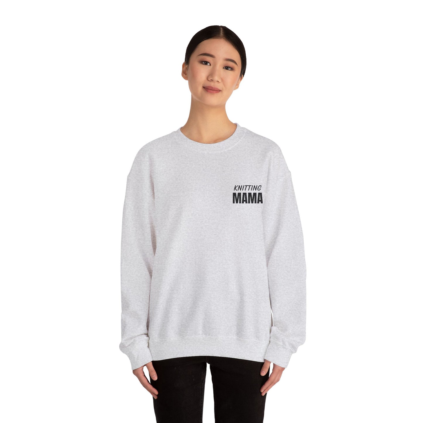 Embroider Soft Sweater For Knitting Mom's