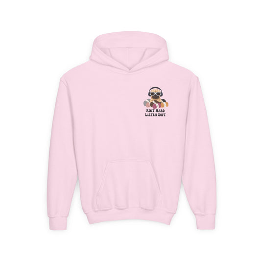 Soft Hoodie For Knitting Enthusiast-Youth