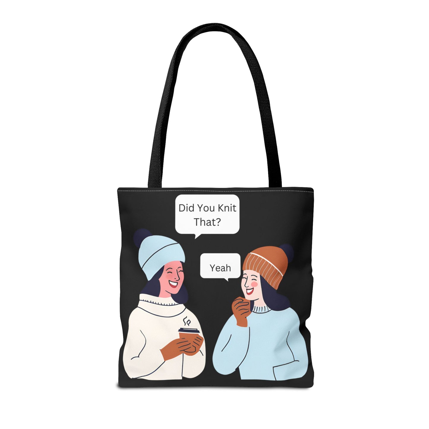 Tote Bag For Knitting and Crochet Supplies| Humor Theme