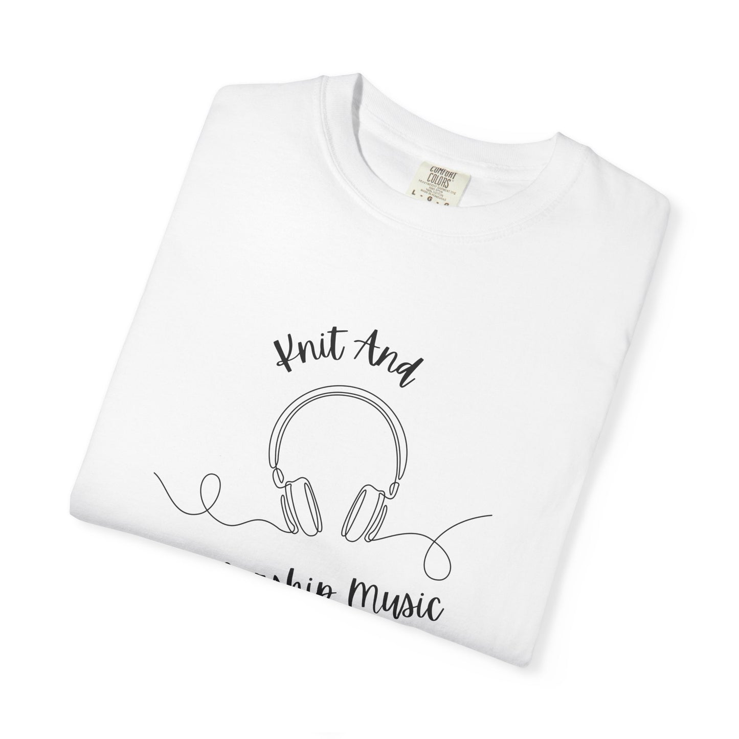 Christian T-Shirt "Knit and Worship Music"