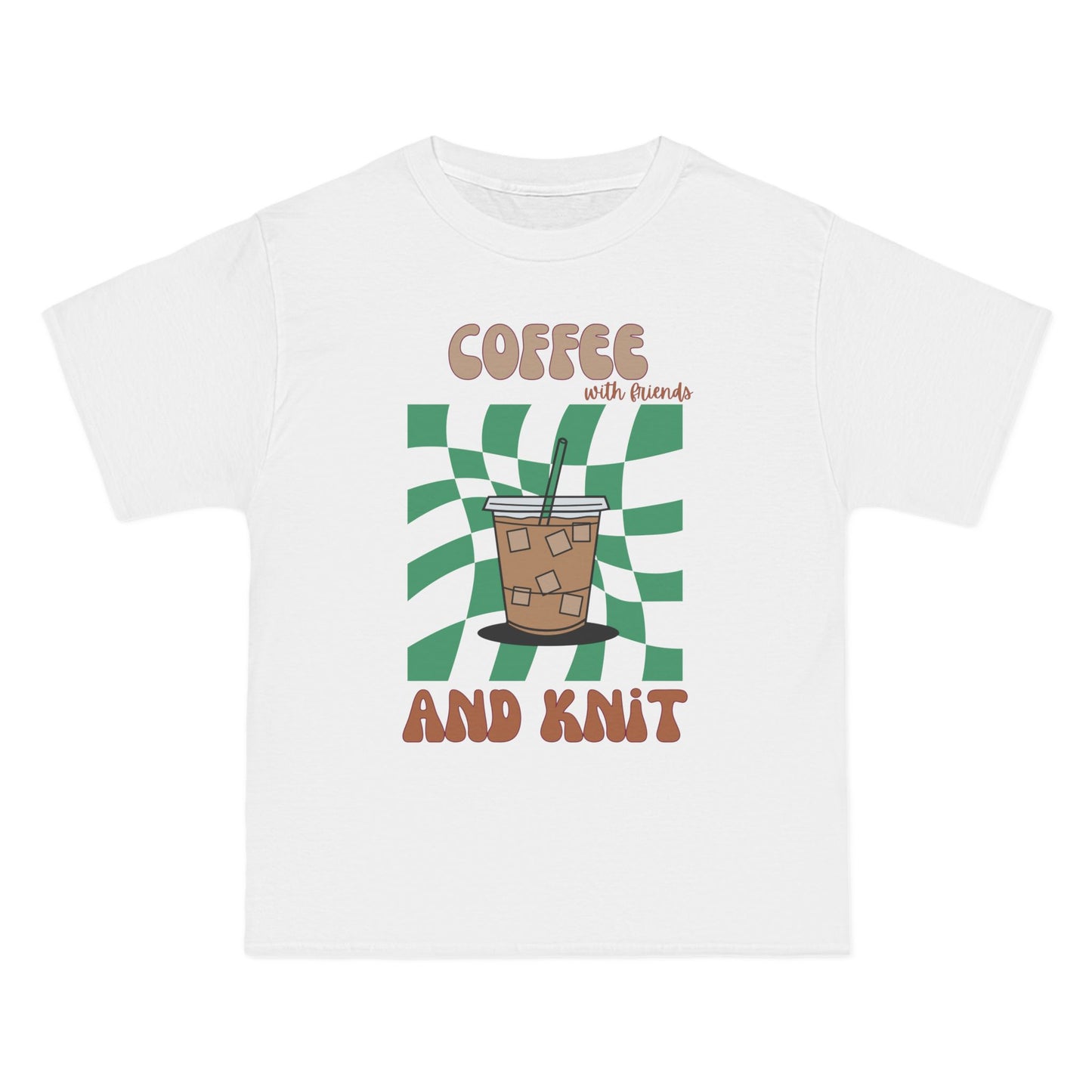 Coffee with Friends and Knit Shirt – Heavy Beefy Tee