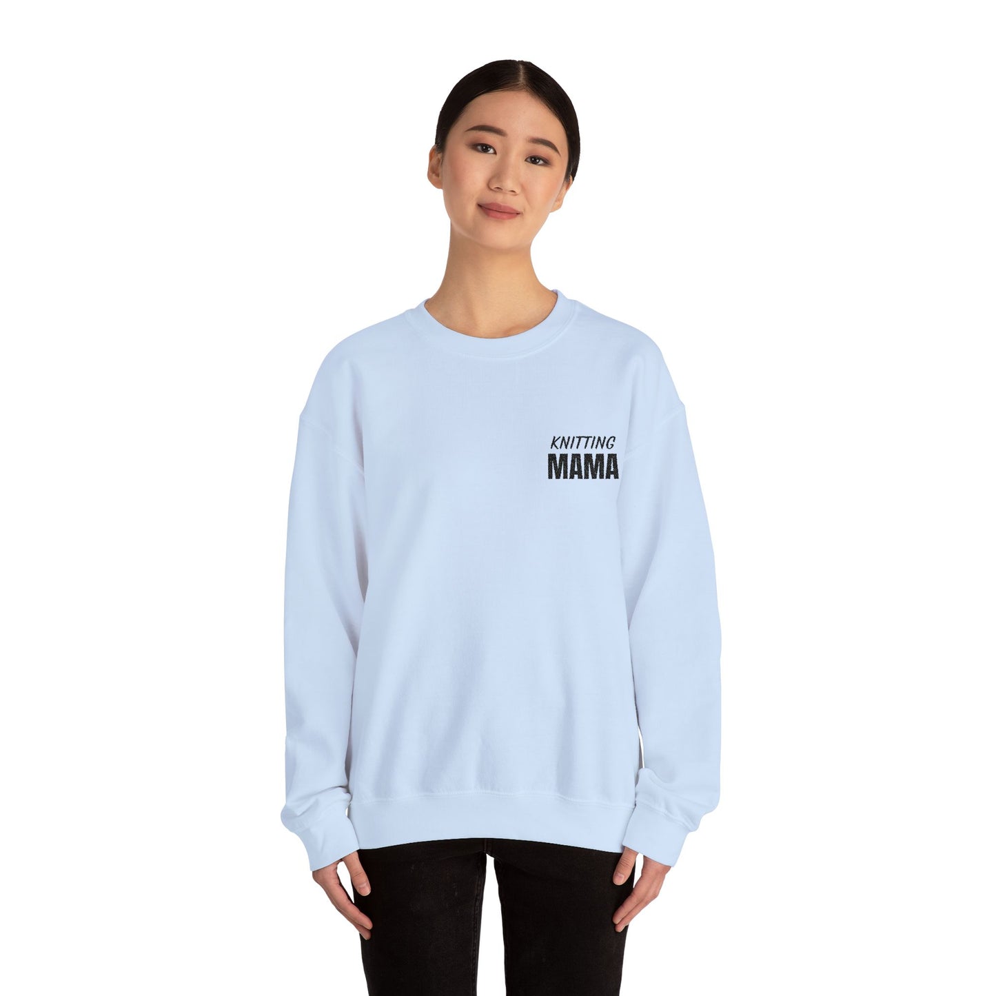 Embroider Soft Sweater For Knitting Mom's
