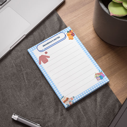 Sticky Note Pads| Knit Theme