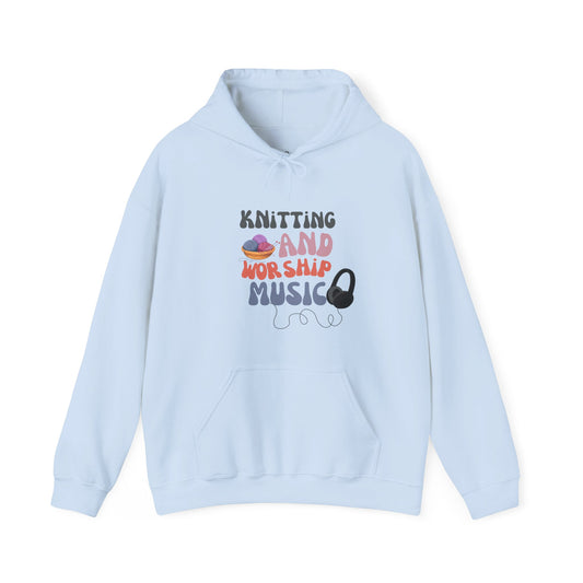 Soft Hoodie Knitting & Worship Music