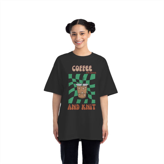 Coffee with Friends and Knit Shirt – Heavy Beefy Tee