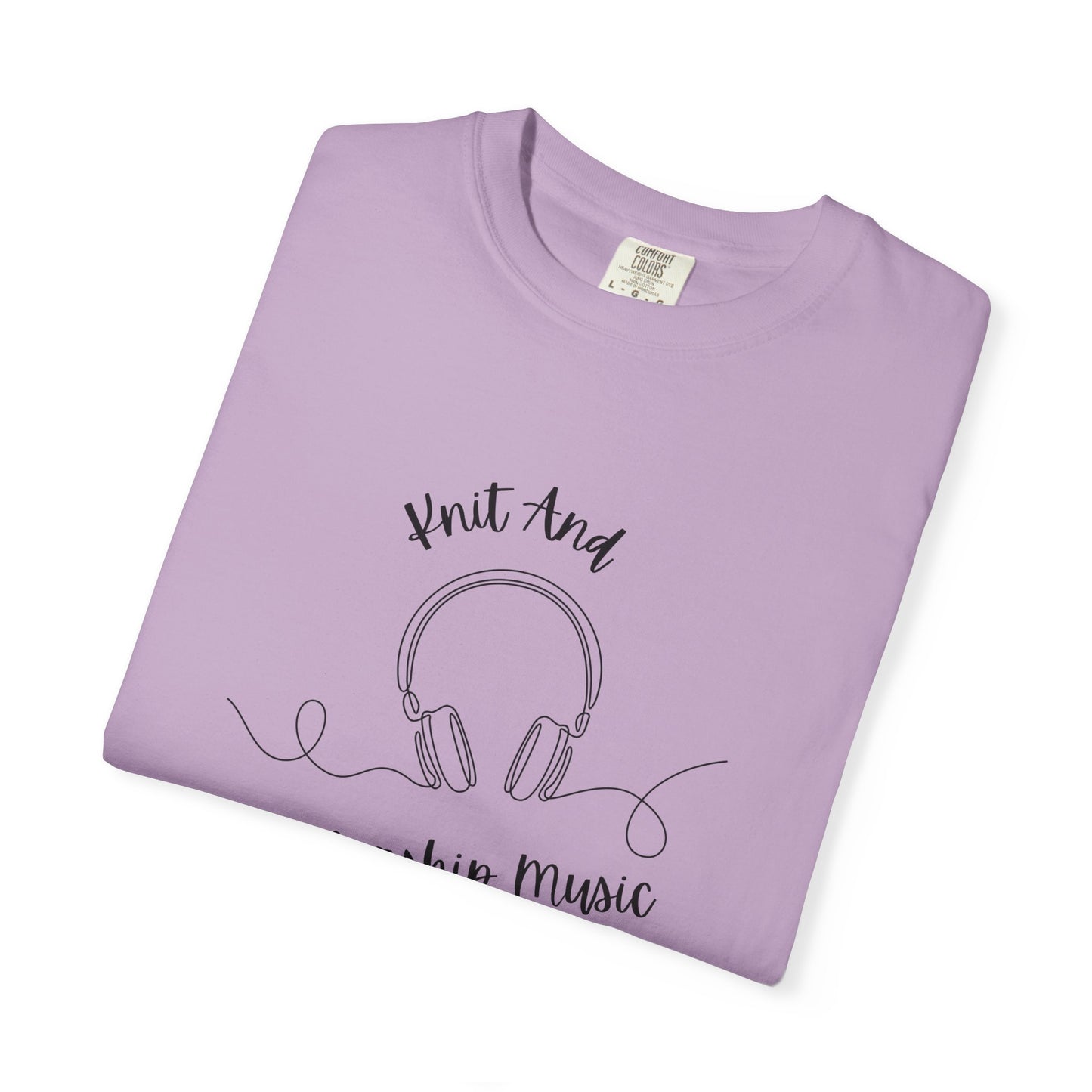 Christian T-Shirt "Knit and Worship Music"