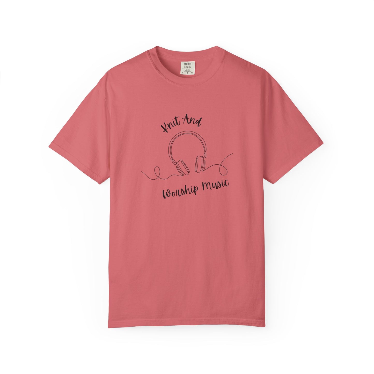 Christian T-Shirt "Knit and Worship Music"