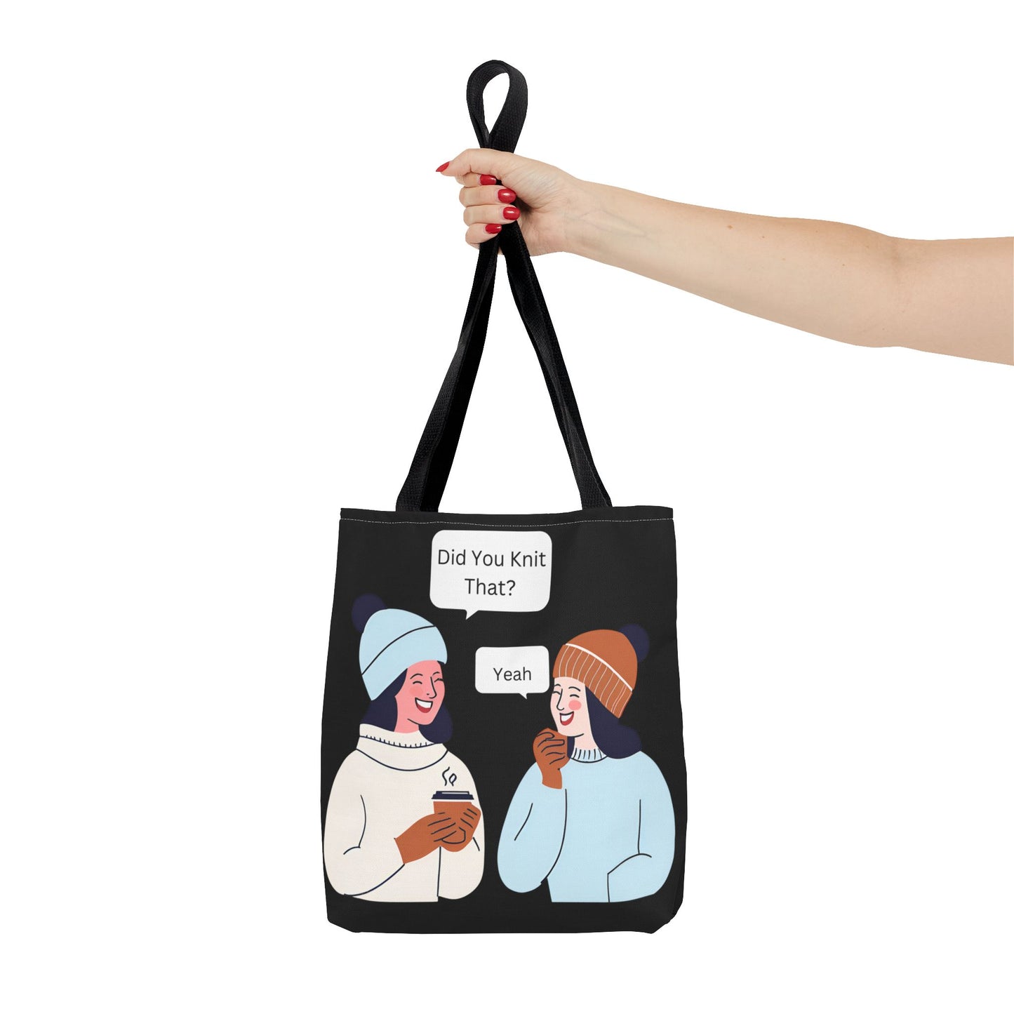 Tote Bag For Knitting and Crochet Supplies| Humor Theme