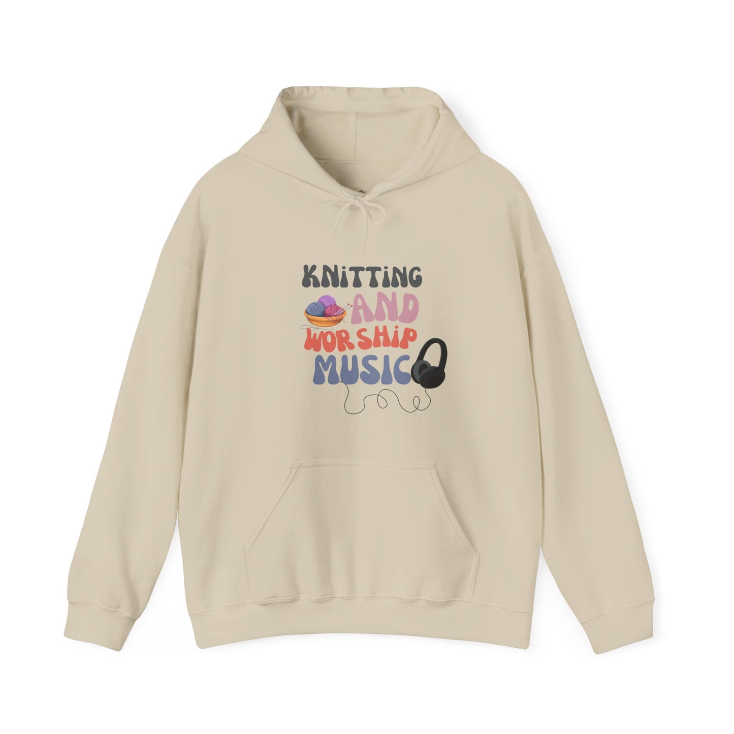 Soft Hoodie Knitting & Worship Music