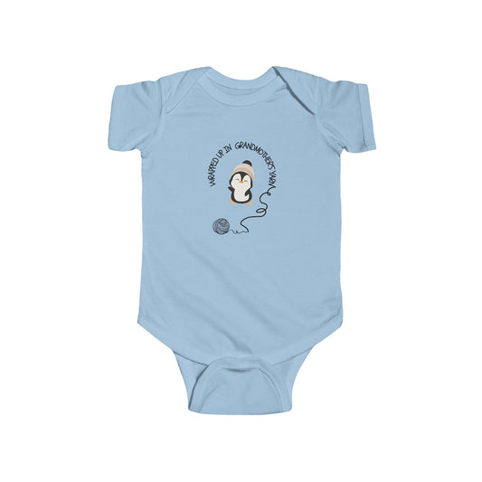 Soft Baby Onesie – A Hug of Grandma’s Knitting