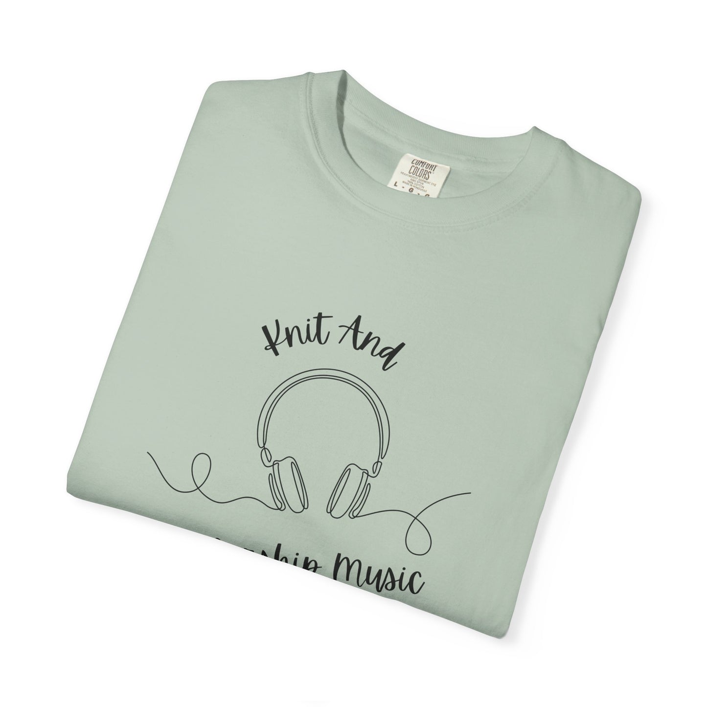 Christian T-Shirt "Knit and Worship Music"