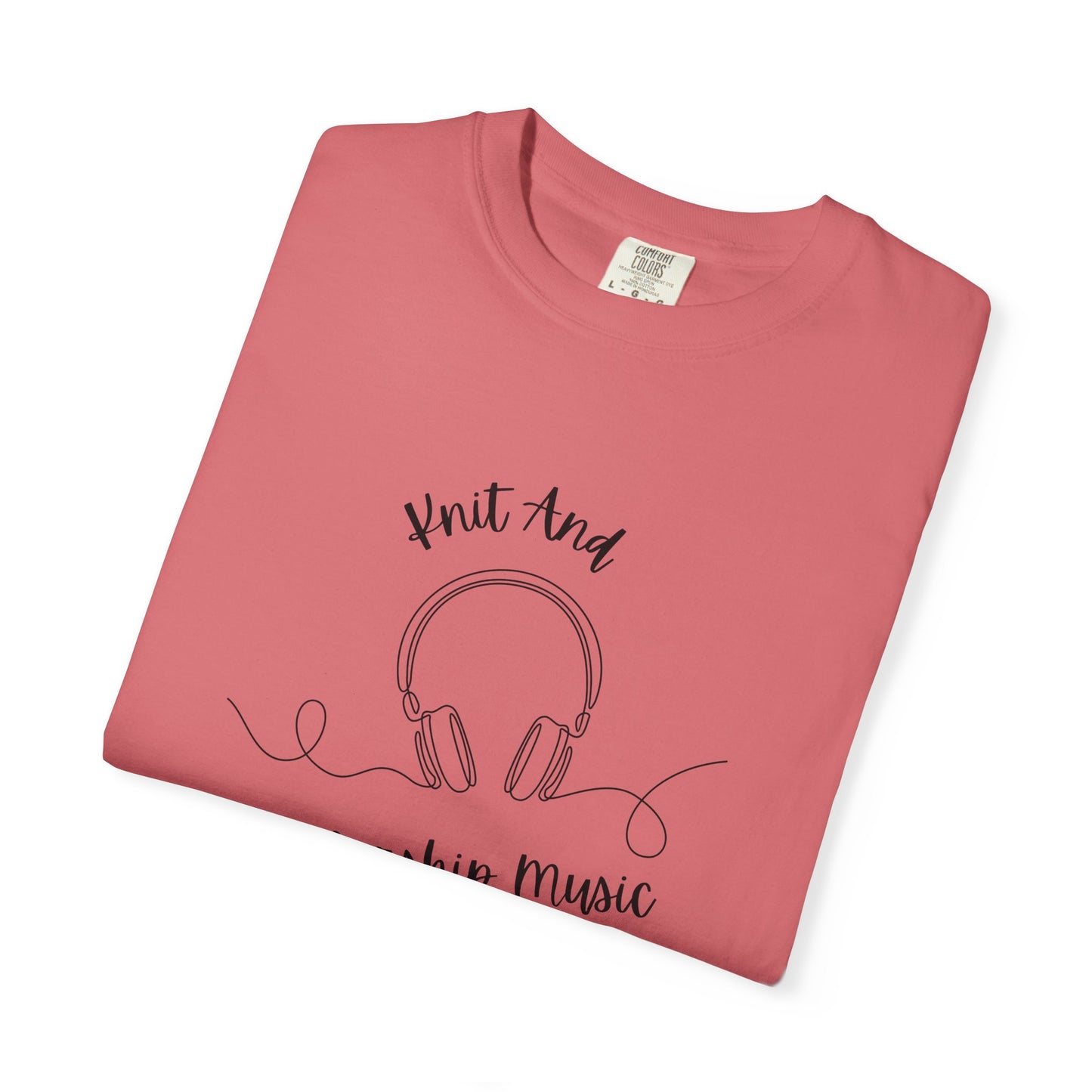 Christian T-Shirt "Knit and Worship Music"