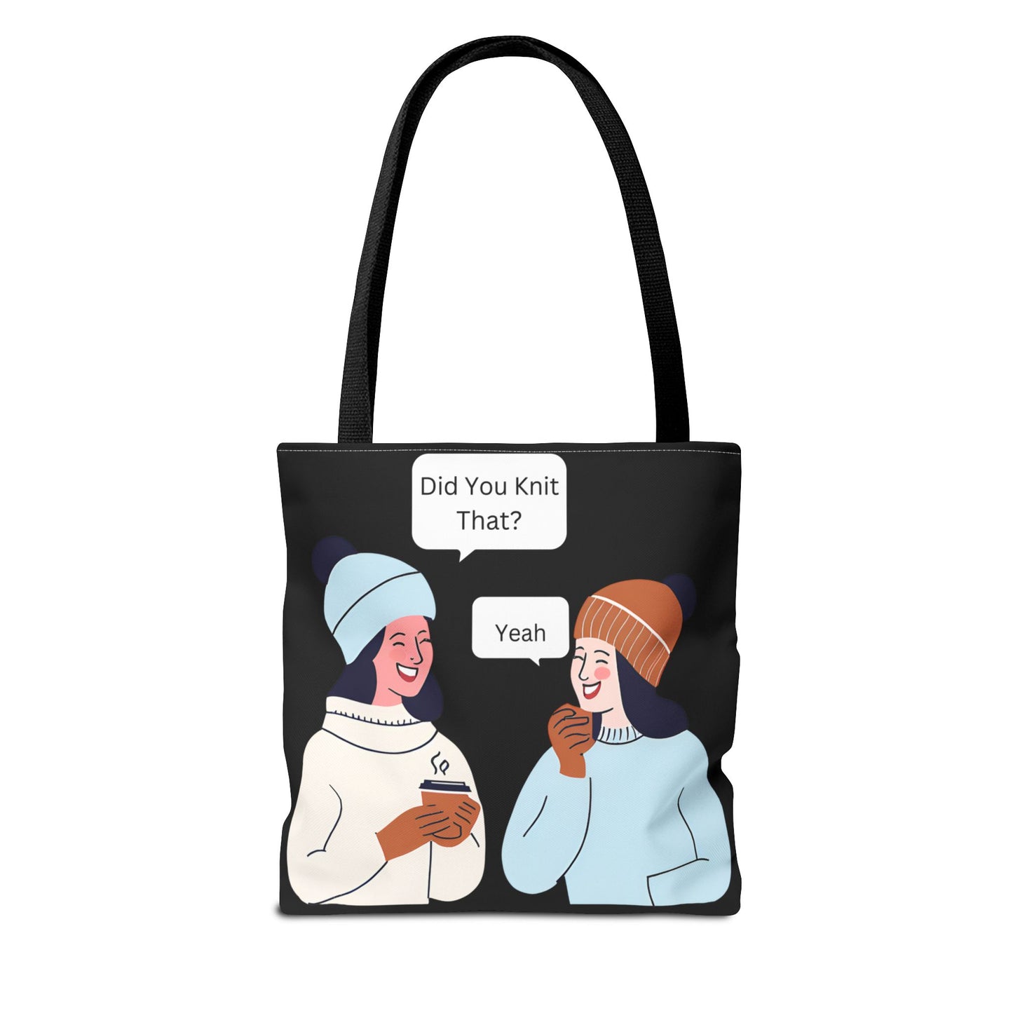 Tote Bag For Knitting and Crochet Supplies| Humor Theme